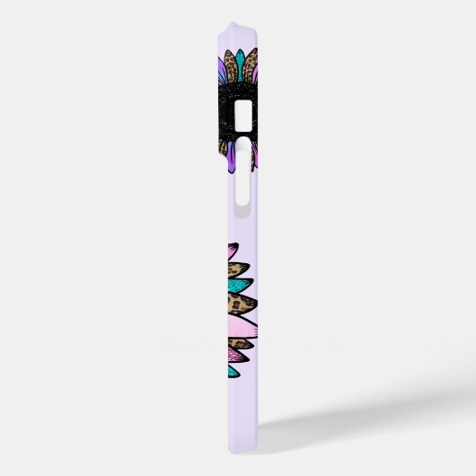 3D Mehrfarbige Sonnenblume Case-Mate iPhone Hülle (Rückseite / Links)