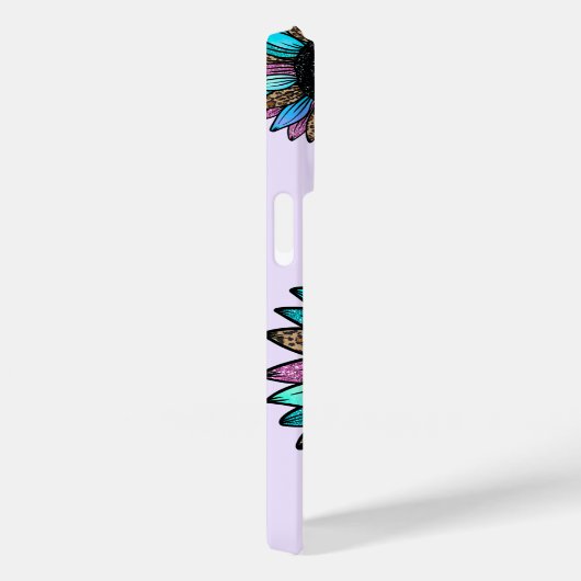 3D Mehrfarbige Sonnenblume Case-Mate iPhone Hülle (Rückseite / Rechts)