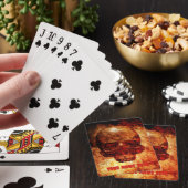 3D menschlicher Schädel Spielkarten (In Situ)