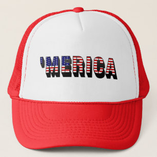 3D MERICA US Flaggen-Fernlastfahrer-Hut Truckerkappe