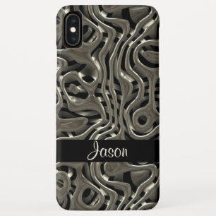 3D-Metalldesign mit individuellem Namen Case-Mate iPhone Hülle