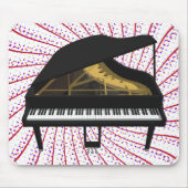 3D-Modell: Black Grand Piano: Mousepad (Vorne)