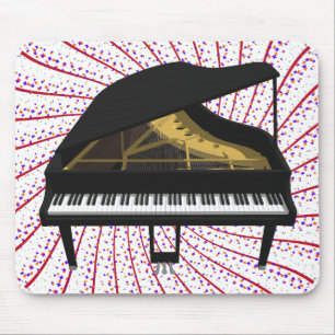 3D-Modell:Black Grand Piano: Mousepad