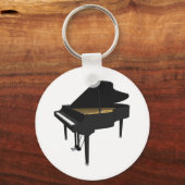 3D-Modell: Black Grand Piano: Schlüsselanhänger (Vorderseite)