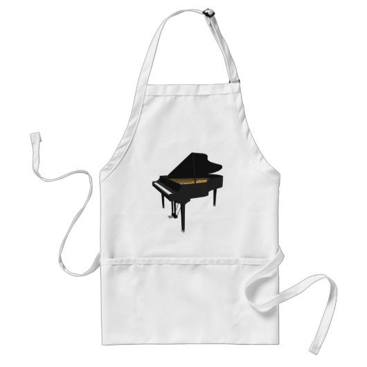 3D-Modell: Black Grand Piano: Schürze (Vorne)