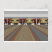3D-Modell: Bowling Alley: Postkarte (Vorderseite)