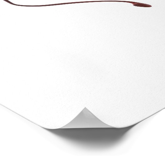 3d-Modell des weiblichen Fortpflanzungssystems Poster (Ecke)