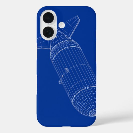 3D-Modell einer nuklearen Gravitationsbombe Case-Mate iPhone Hülle (Rückseite)