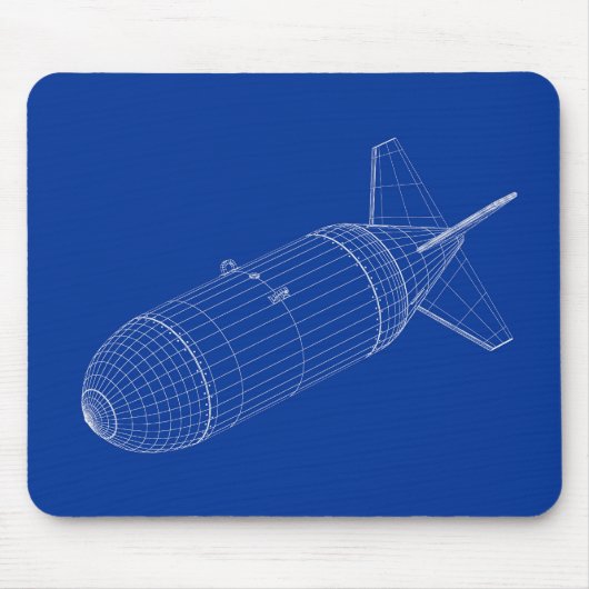 3D-Modell einer nuklearen Gravitationsbombe Mousepad (Vorne)