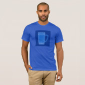 3D-Modell eines Bierkrugs T-Shirt (Vorne ganz)