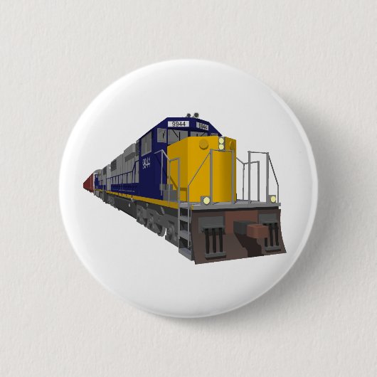  3D-Modell: Güterzug: Eisenbahn: Button (Vorderseite)