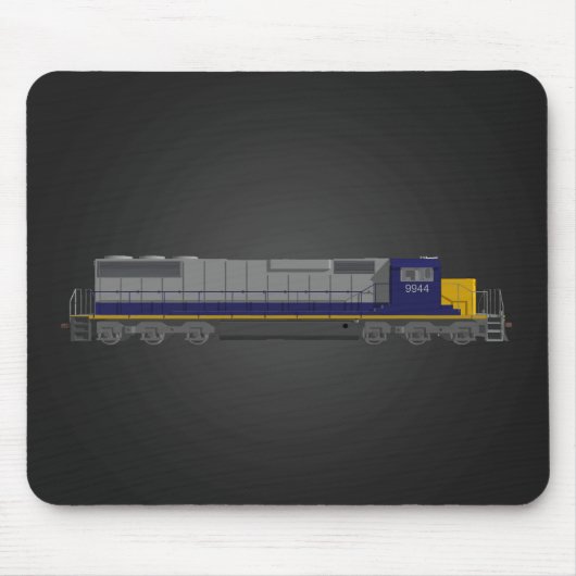 3D-Modell: Motor: Eisenbahn: Mousepad (Vorne)
