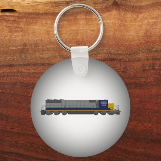 3D-Modell: Motor: Eisenbahn: Schlüsselanhänger (Vorderseite)