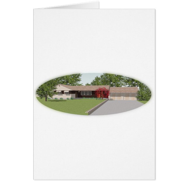 3D-Modell: Ranch Style House: (Vorne)