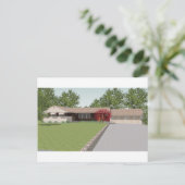 3D-Modell: Ranch Style House: Postkarte (Stehend Vorderseite)