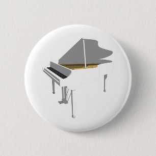 3D-Modell: White Grand Piano: Button