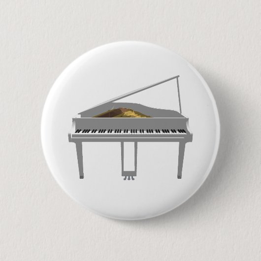 3D-Modell: White Grand Piano: Button (Vorderseite)
