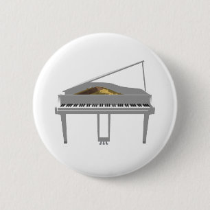 3D-Modell: White Grand Piano: Button