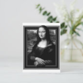 3D MONA LISA POSTCARD POSTKARTE (Stehend Vorderseite)