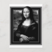 3D MONA LISA POSTCARD POSTKARTE (Vorderseite)