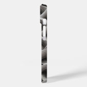 3D Monochrome Architectural Weave Phone Case  (Rückseite / Links)
