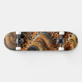 3D-Mosaik-Skateboard - Luxus-Vortex-Kunstdeck Skateboard (Horizontal)