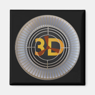3D-Motor. Magnet
