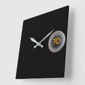 3D-Motor Quadratische Wanduhr (Winkel)
