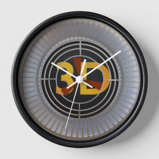 3D-Motor. Uhr