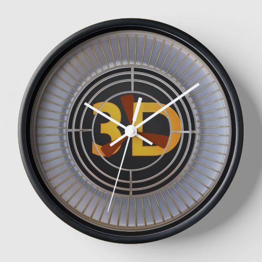 3D-Motor. Uhr (Vorderseite)
