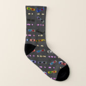 3D Movie Glasses Pattern Socken (Rechts - Außen)