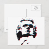 3d Mozart Postkarte (Vorne/Hinten)