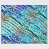 3D-Muschel Geschenkpapier (Flach)