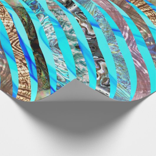 3D-Muschel Geschenkpapier (Ecke)