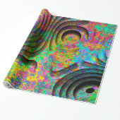 3D-Muster 2 Geschenkpapier (Ungerollt)