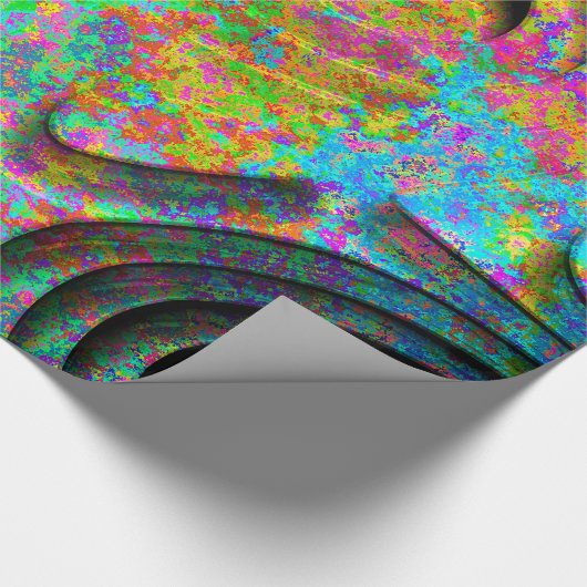 3D-Muster 2 Geschenkpapier (Ecke)