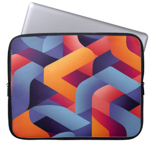 3D-Muster für dynamische Geometrie 2 Laptopschutzhülle