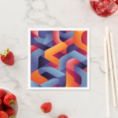 3D-Muster für dynamische Geometrie 2 Serviette (Beispiel)