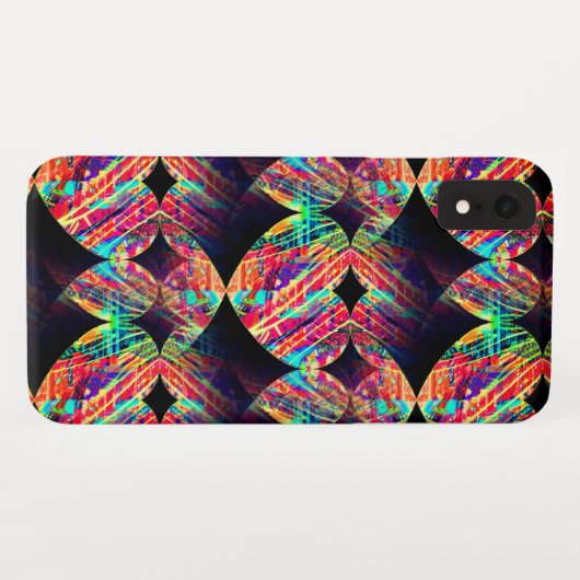 3D Neon Heart iPhone / iPad Gehäuse Case-Mate iPhone Hülle (Rückseite (Horizontal))