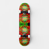 3D Neon Strip Skateboard (Vorderseite)