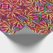 3D Neonbries Wrapping Paper Geschenkpapier (Ecke)