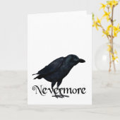 3D Nevermore Raven Karte (Gelbe Blume)