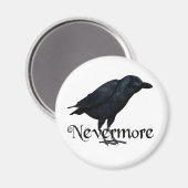 3D Nevermore Raven Magnet (Vorderseite/Rückseite)