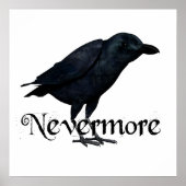 3D Nevermore Raven Poster (Vorne)