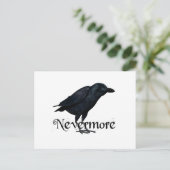 3D Nevermore Raven Postkarte (Stehend Vorderseite)