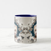 3D Niedlich Baby Ferret Hot Cocoa Kaffees Tiere Zweifarbige Tasse (Mittel)