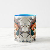 3D Niedlich Baby Puppy Hot Cocoa Kaffee Tiere Zweifarbige Tasse (Mittel)