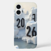  3D Number Design for New Year 2026 Case-Mate iPhone Hülle (Rückseite)