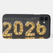 3D Number Design for New Year 2026 iPhone Hülle (Rückseite (Horizontal))