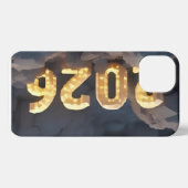  3D Number Design for New Year 2026 iPhone Hülle (Rückseite (Horizontal))